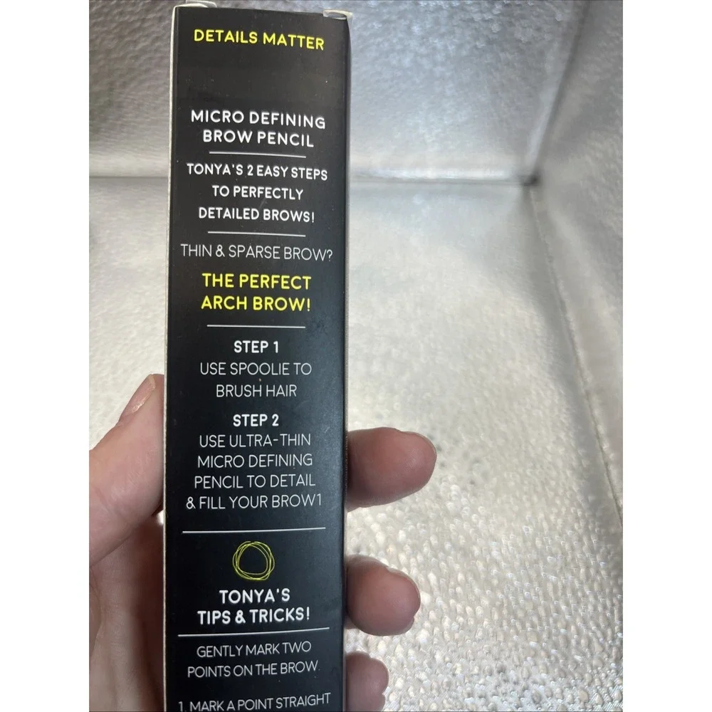 Micro Defining Brow Pencil by Arches & Halos .003oz Eyebrow Pencil, Charcoal